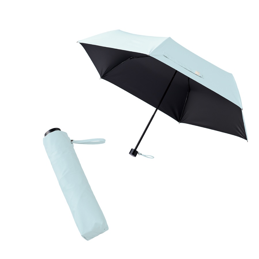 完全遮光できるシンプル折りたたみ傘｜晴雨兼用