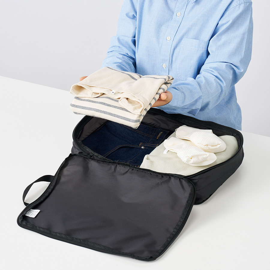 gowell（ゴーウェル）衣類すっきり圧縮収納ポーチ｜2サイズ
