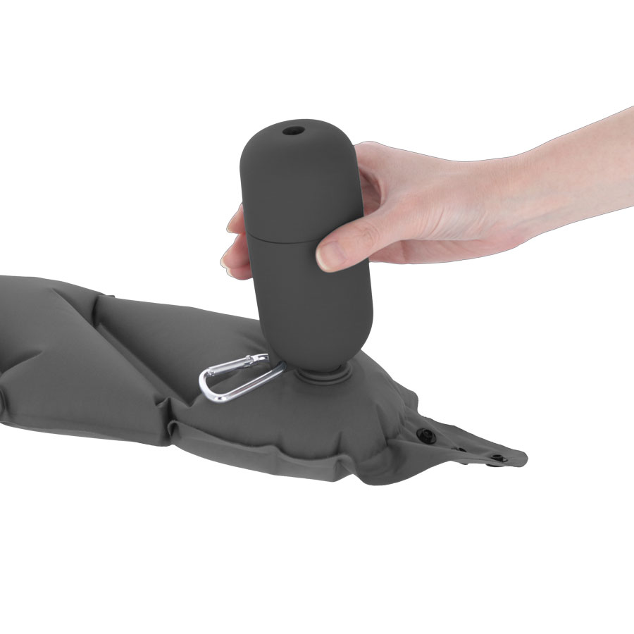 ポンプでふくらむ旅ピロー｜全3カラー