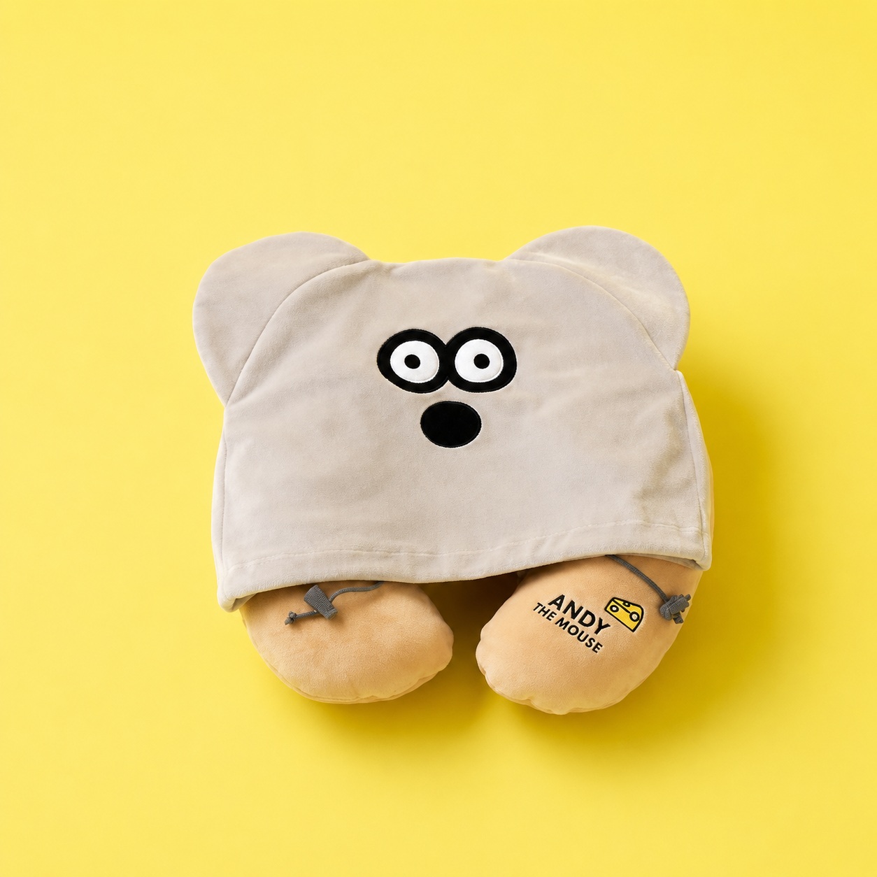 50%OFF】ねずみのANDY 2WAYネックピロー | トラベルグッズgowell