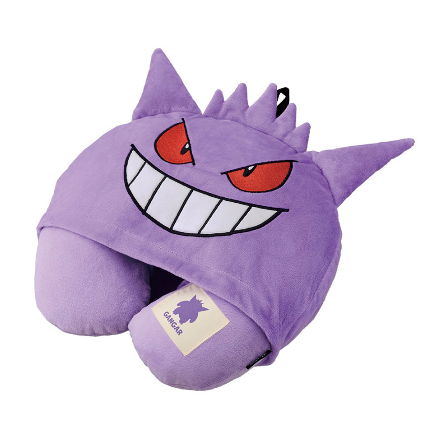 ポケモン フード付ネックピロー｜ゲンガー