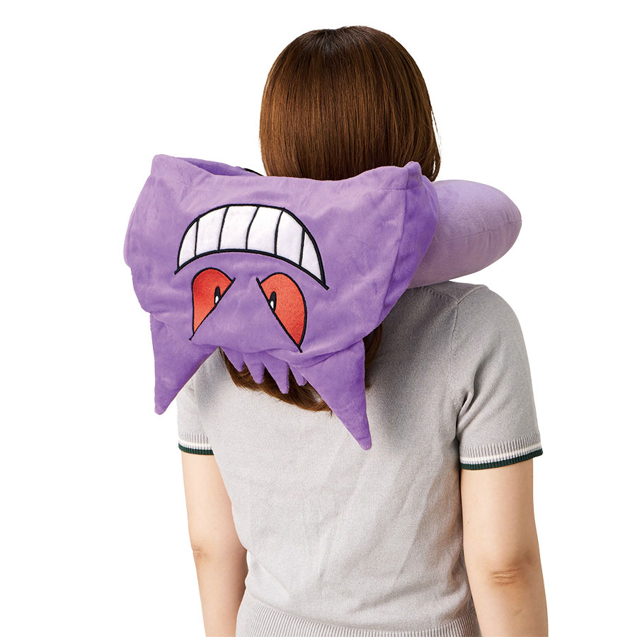 ポケモン フード付ネックピロー｜ゲンガー