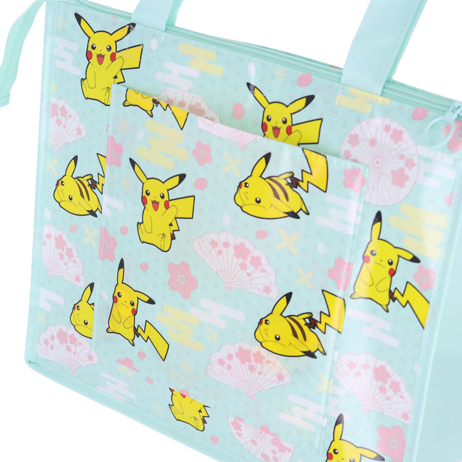 ポケモン キャリーオンできるお土産バッグ｜和柄パステル ピカチュウ