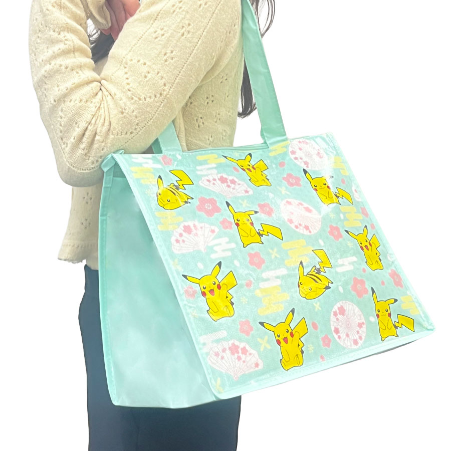 ポケモン キャリーオンできるお土産バッグ｜和柄パステル ピカチュウ