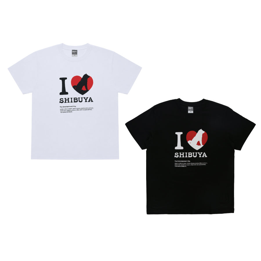 I LOVE SHIBUYA コットンTシャツ｜全2カラー