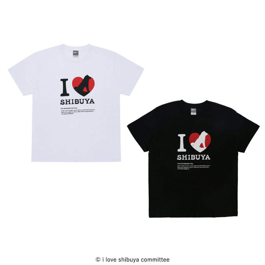 I LOVE SHIBUYA コットンTシャツ｜全2カラー