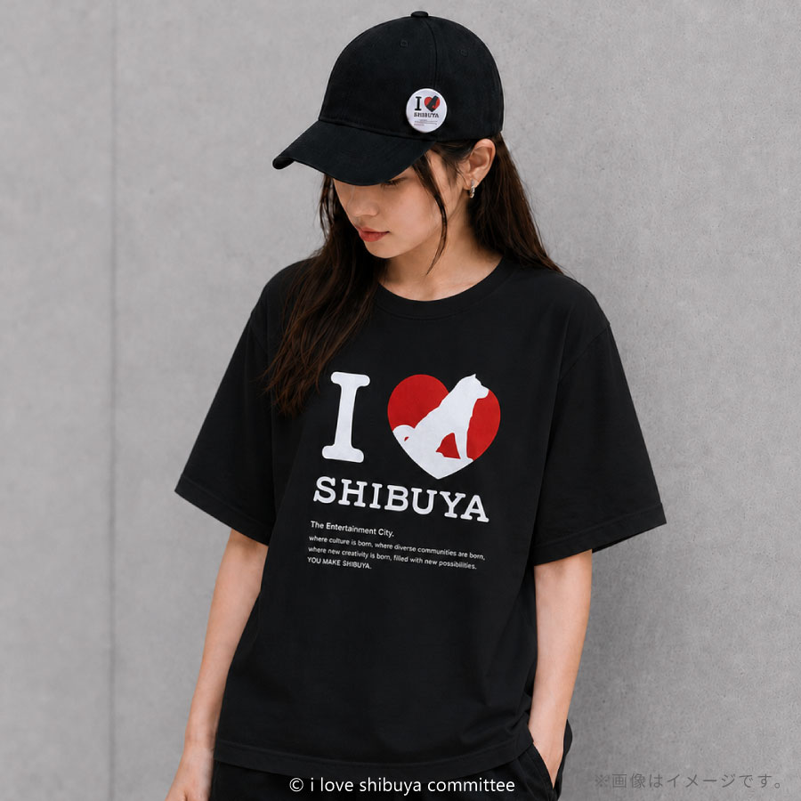 I LOVE SHIBUYA コットンTシャツ|全2カラー