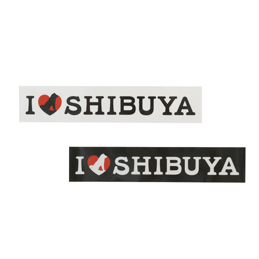 I LOVE SHIBUYA ステッカー スクエア｜全2カラー