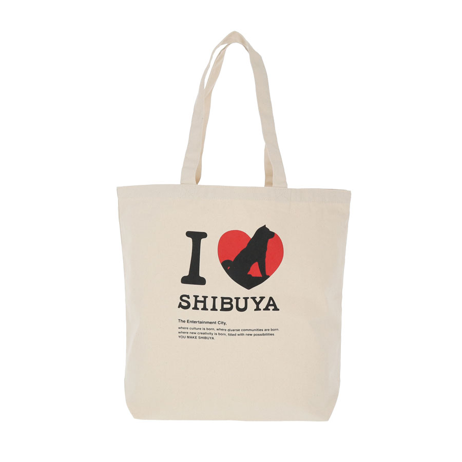 I LOVE SHIBUYA キャンバストート(L)