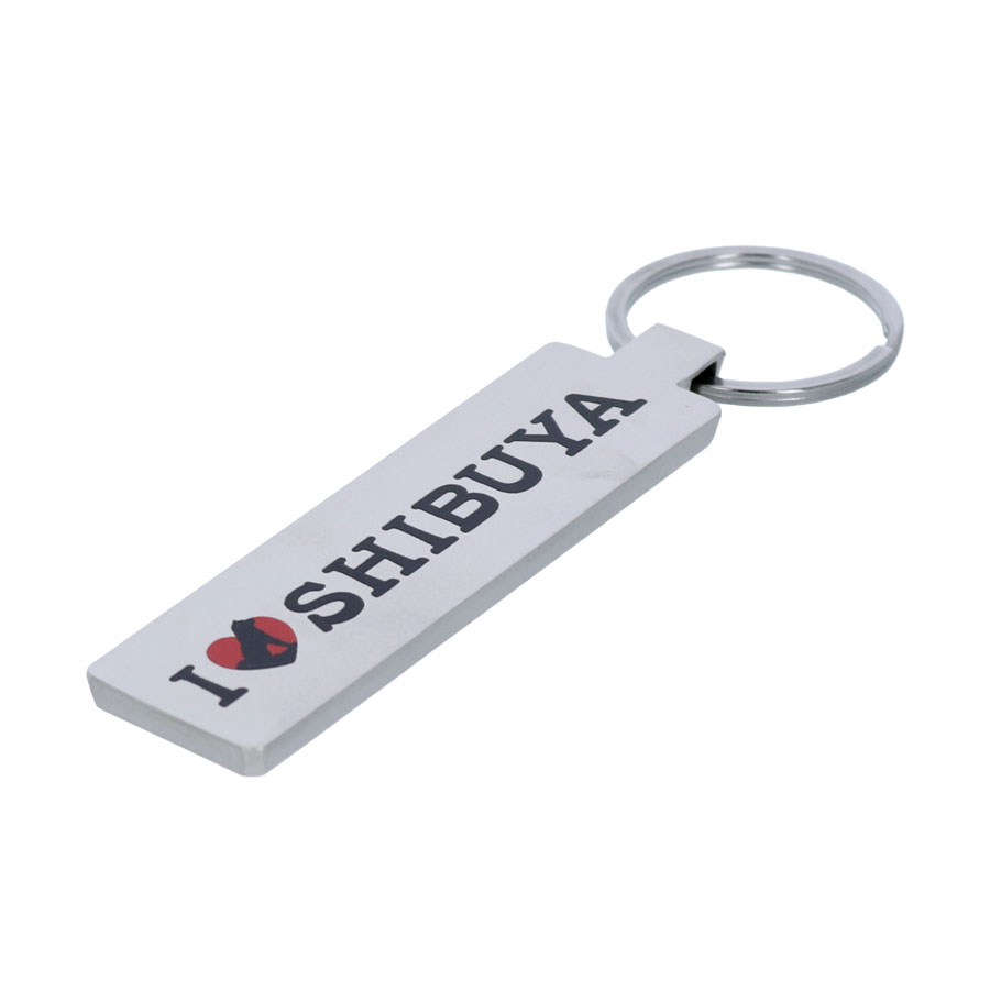 I LOVE SHIBUYA ミラー付きメタルキーホルダー(スティック)