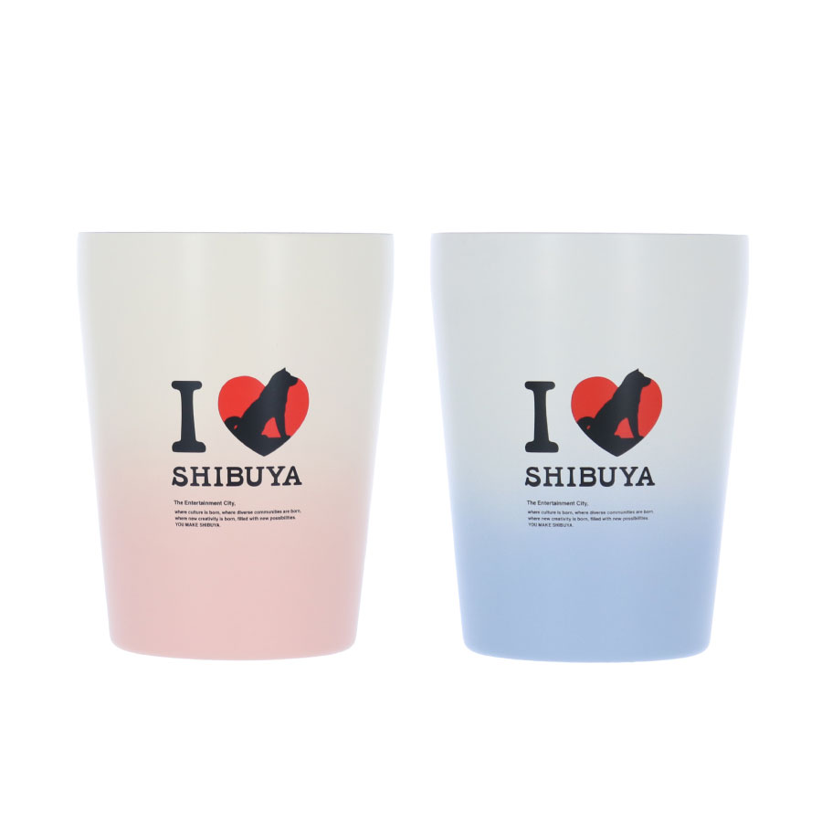 I LOVE SHIBUYA グラデーションサーモタンブラー330ml｜全2カラー