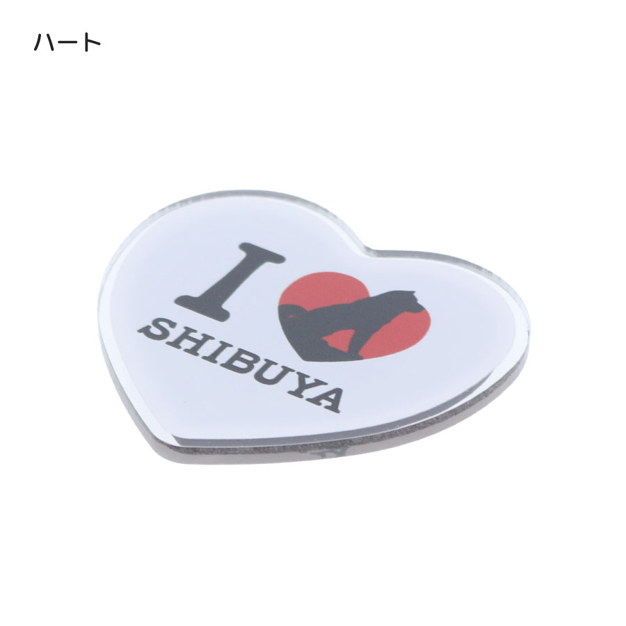 I LOVE SHIBUYA アクリルマグネット ハート