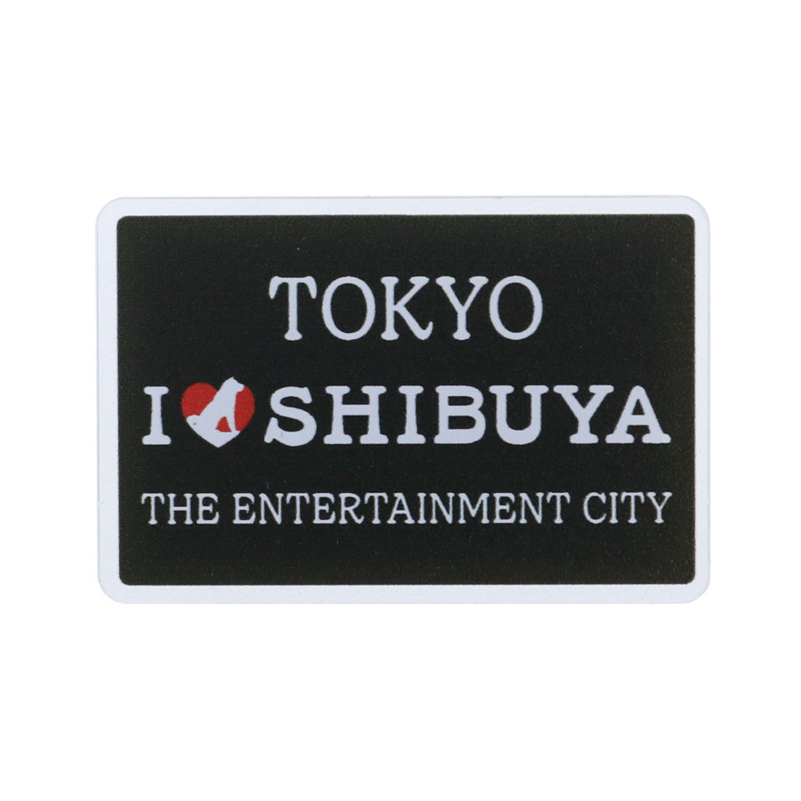 I LOVE SHIBUYA アクリルマグネット スクエア(ナンバープレート)