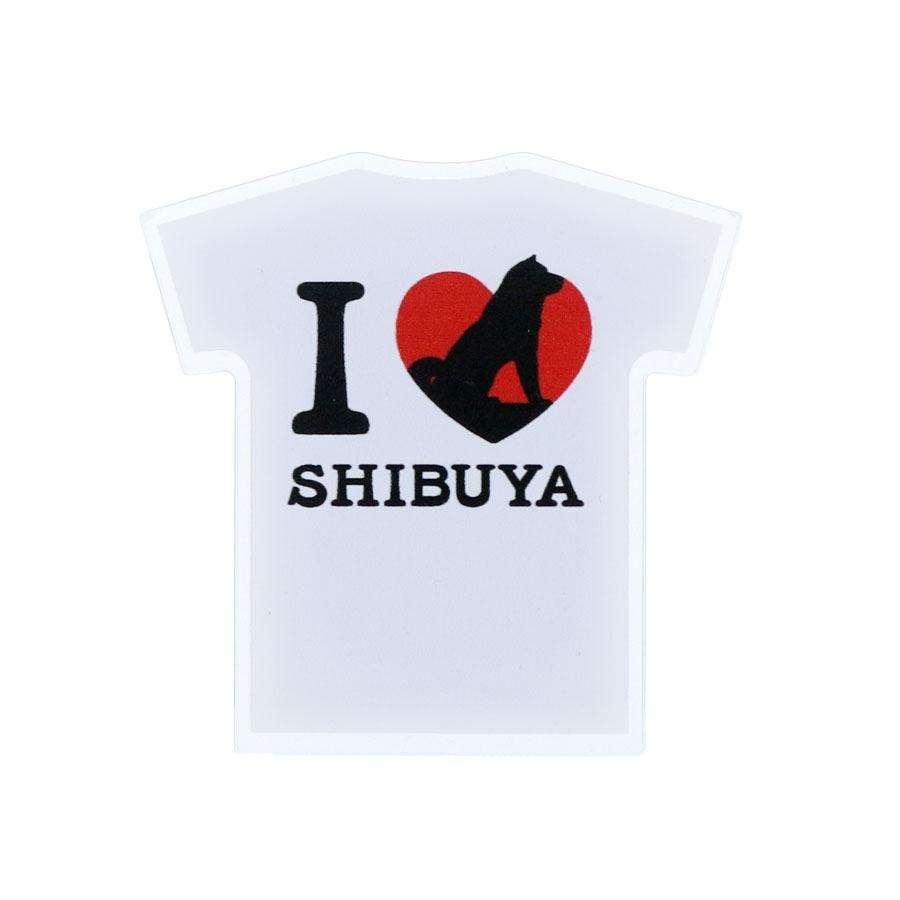 I LOVE SHIBUYA アクリルマグネット Tシャツ