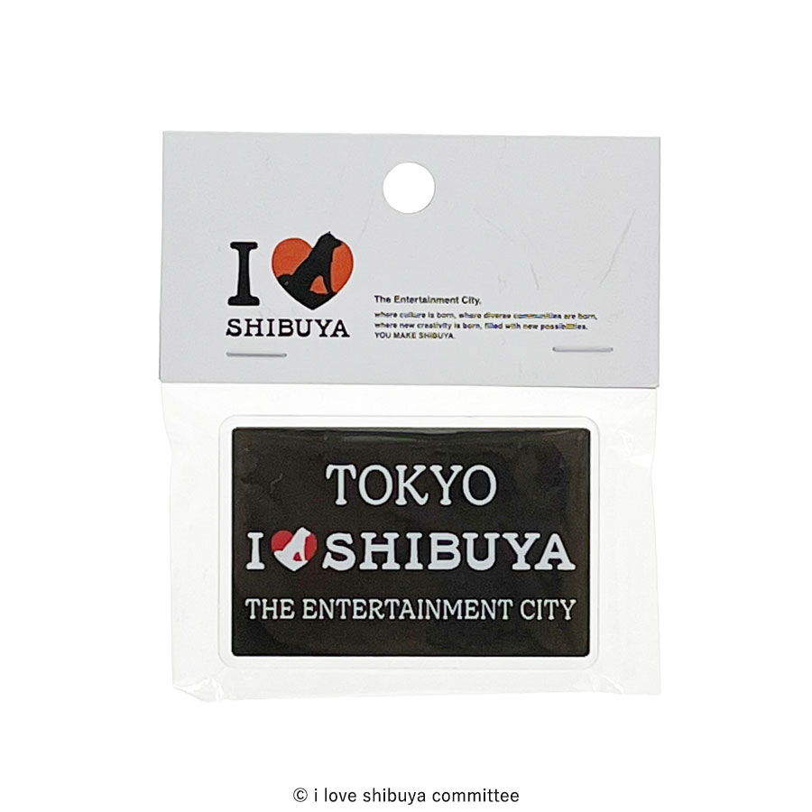 I LOVE SHIBUYA アクリルマグネット スクエア(ナンバープレート)