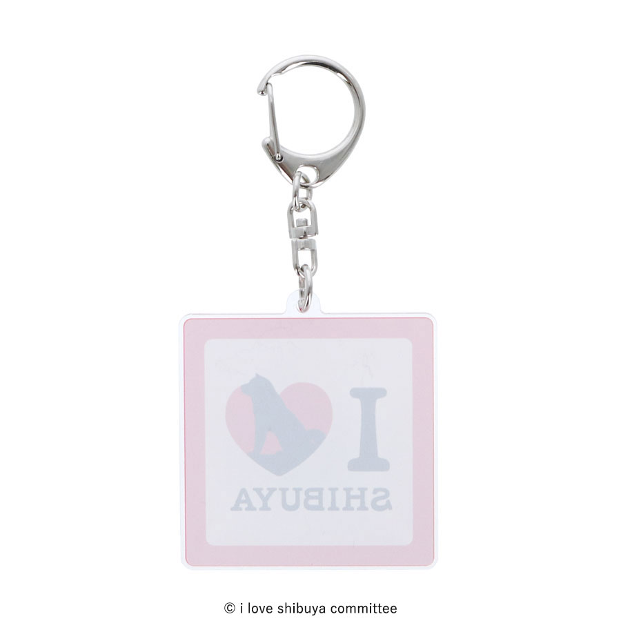 I LOVE SHIBUYA アクリルキーホルダー(スクエア)