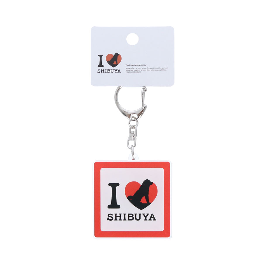 I LOVE SHIBUYA アクリルキーホルダー(スクエア)