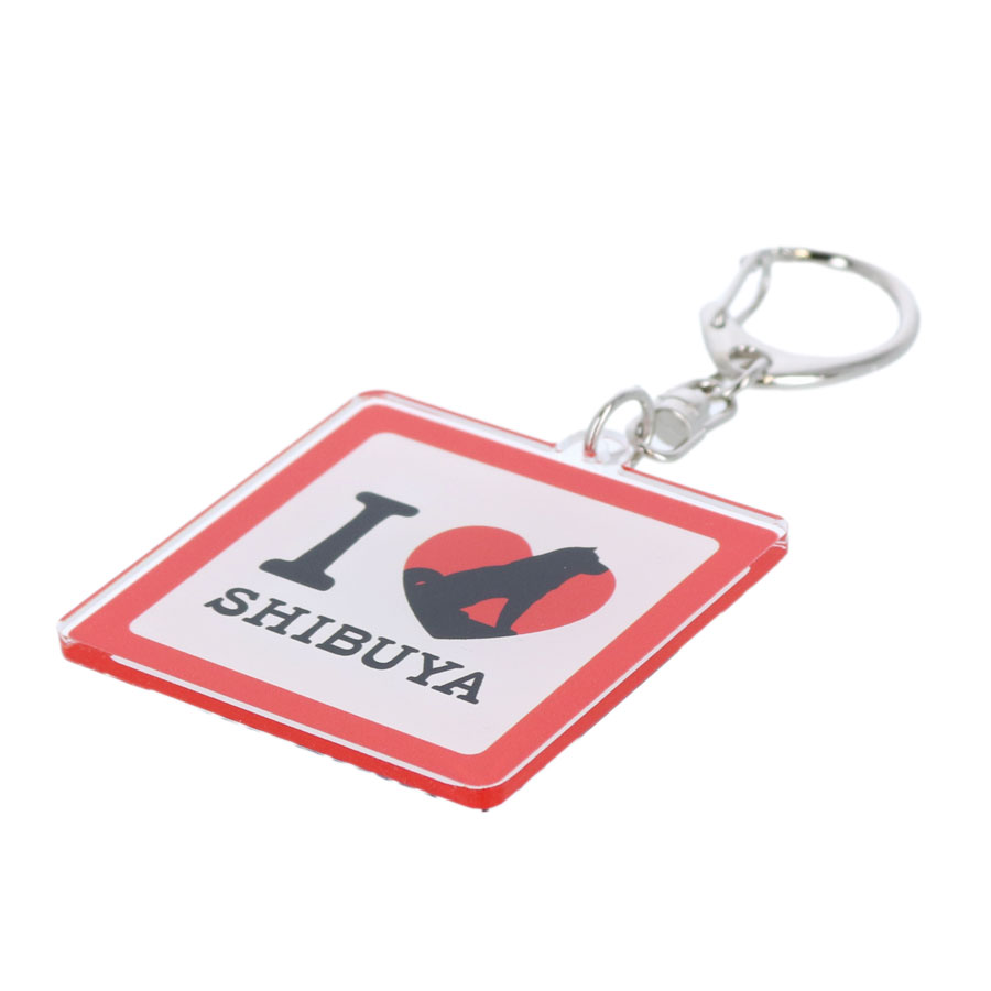 I LOVE SHIBUYA アクリルキーホルダー(スクエア)