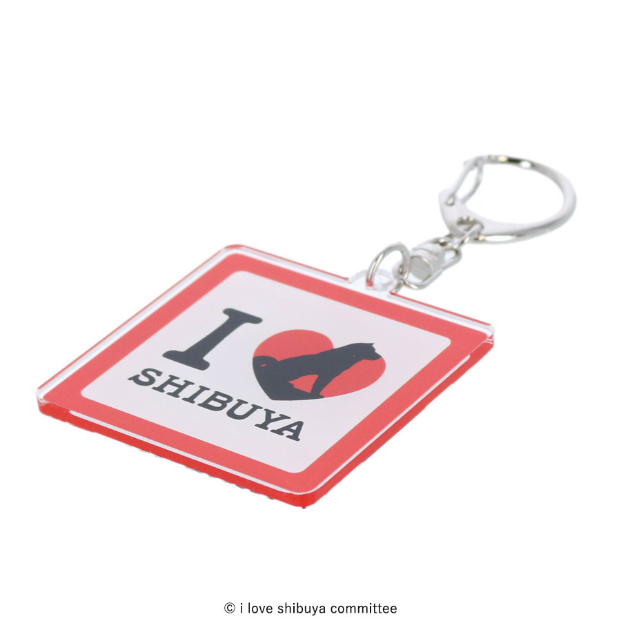 I LOVE SHIBUYA アクリルキーホルダー(スクエア)