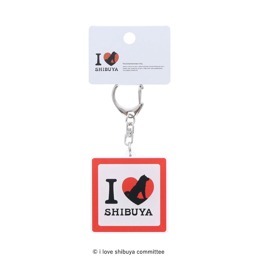 I LOVE SHIBUYA アクリルキーホルダー(スクエア)