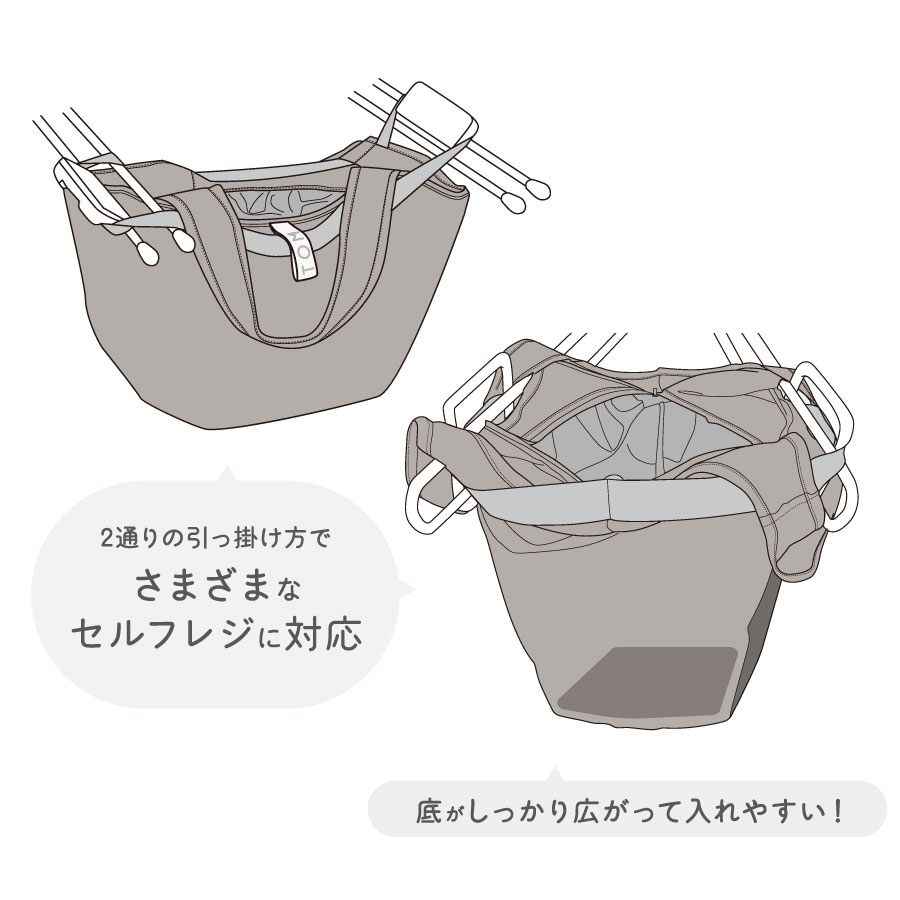 MOTTERU(モッテル) セルフレジで使いやすいコンパクトクーラーマルシェバッグ | 全3カラー