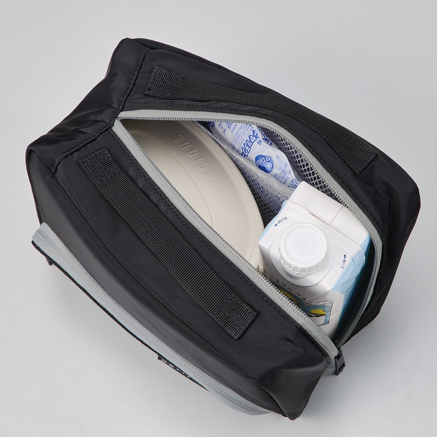 スマホが立てられるクーラーランチポーチ｜全2カラー