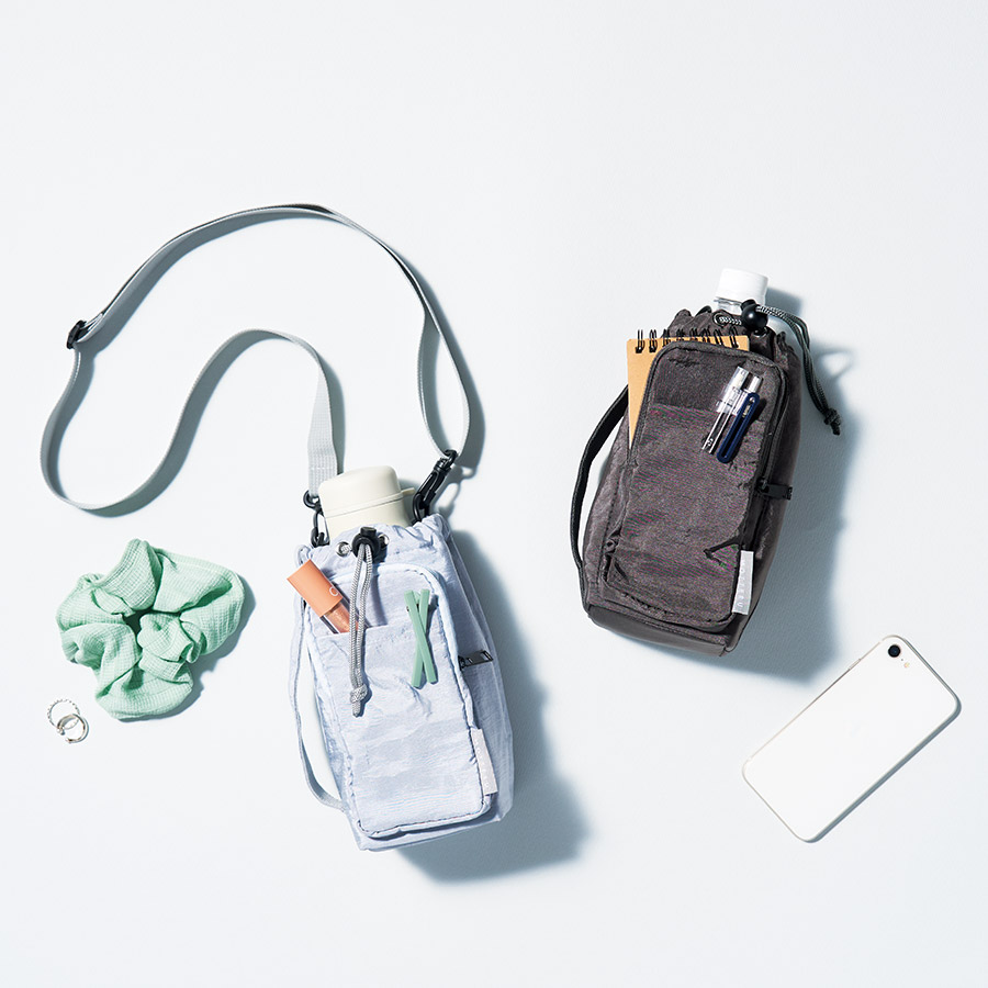 MOTTERUクーラーボトルホルダーサコッシュ｜全2カラー