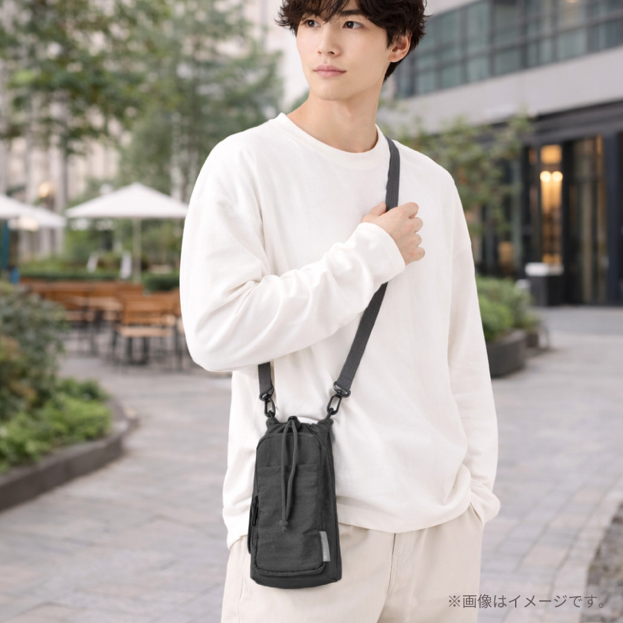 MOTTERUクーラーボトルホルダーサコッシュ｜全2カラー