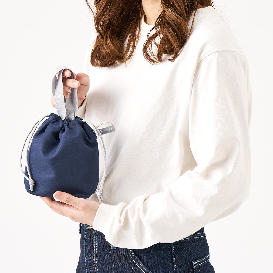 クルリト コンパクトクーラーミニ巾着|全4カラー