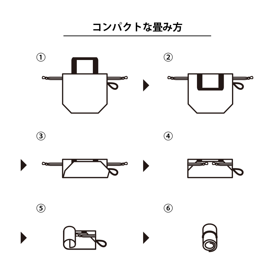 クルリト コンパクトクーラーミニ巾着|全4カラー