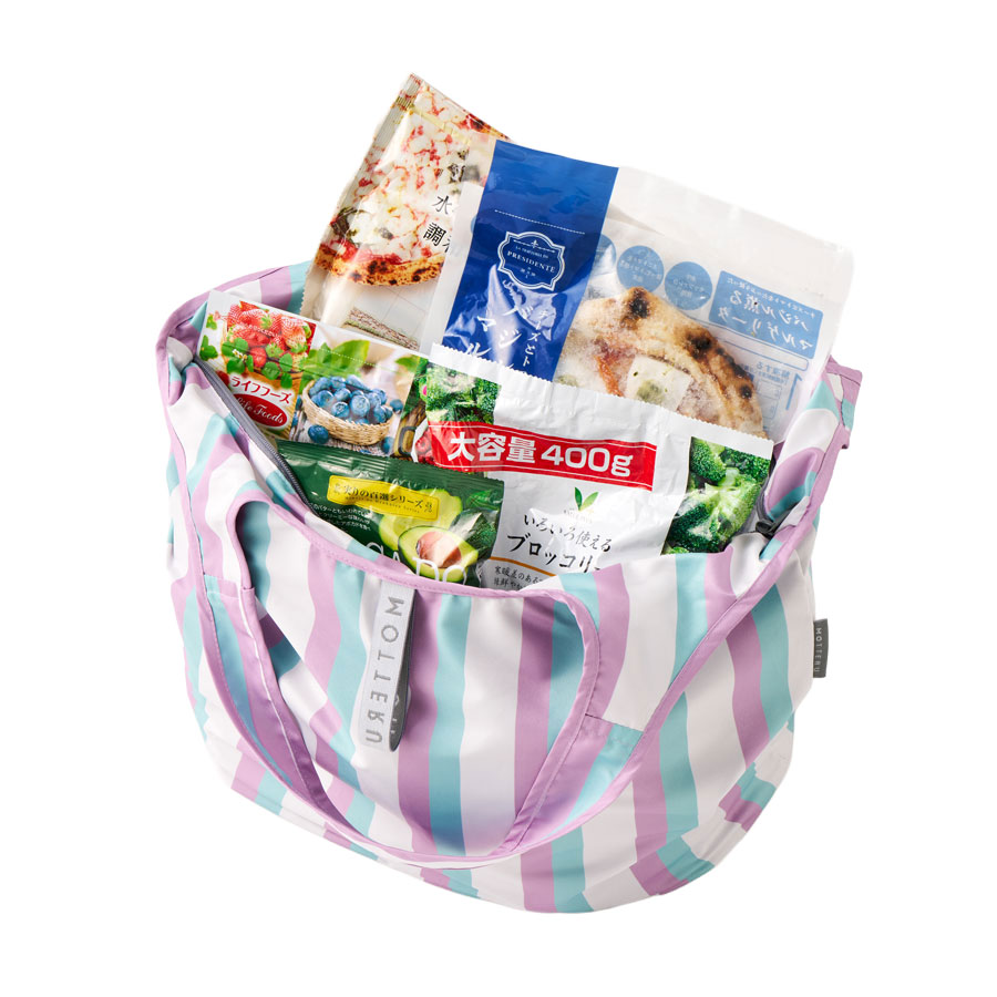 クルリト コンパクトクーラーマルシェバッグ パターンコレクション|全2カラー