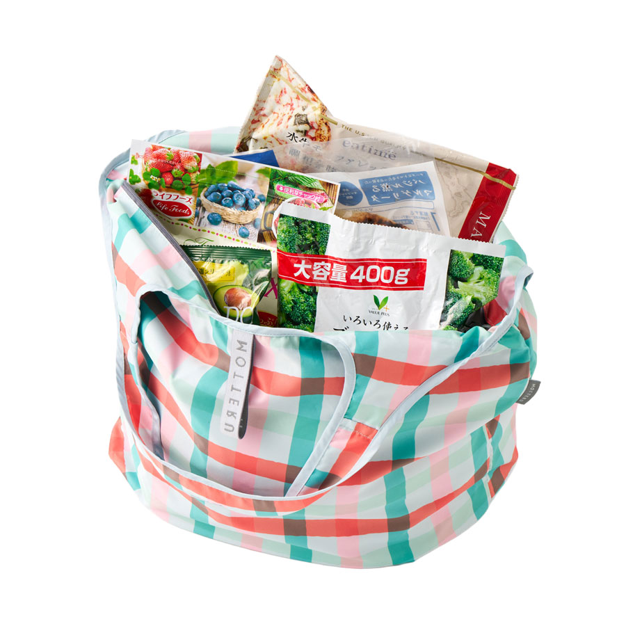 クルリト コンパクトクーラーマルシェバッグ パターンコレクション|全2カラー