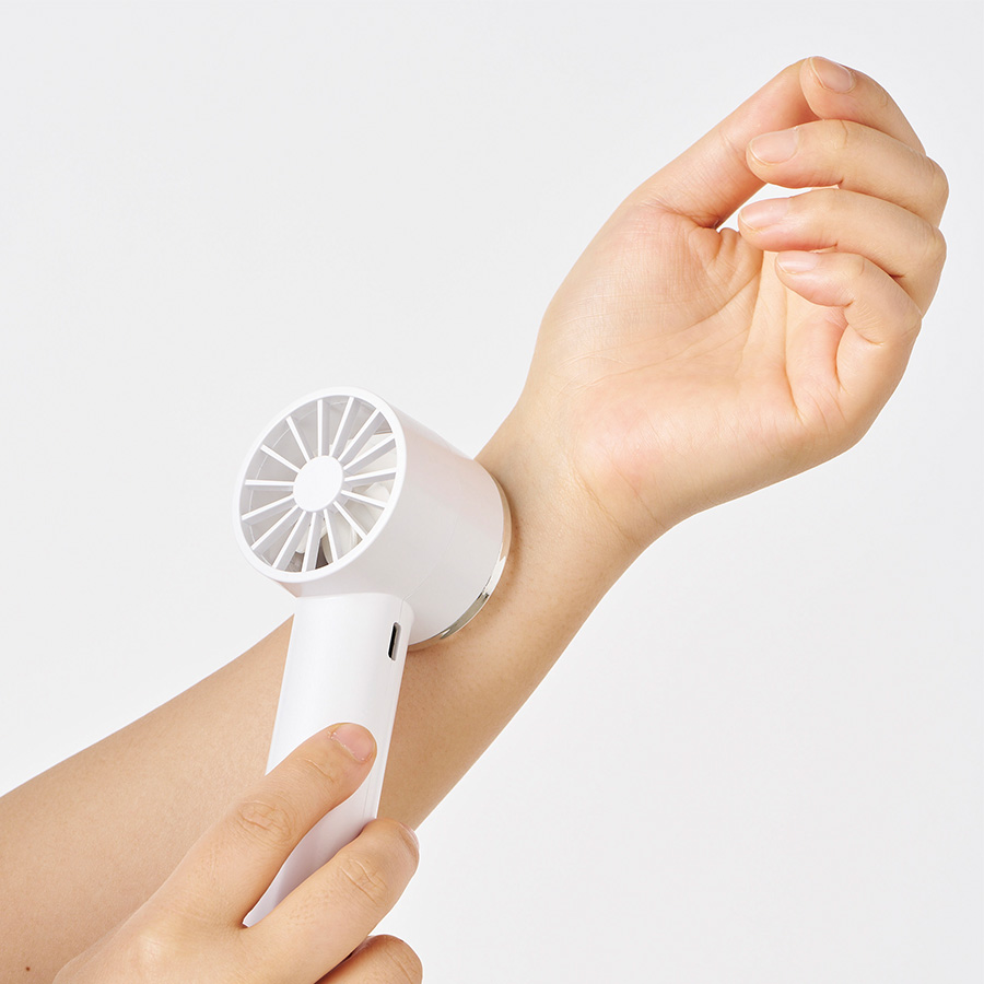 冷却プレートカラビナUSBハンディファン(リン酸鉄使用)| 全2カラー