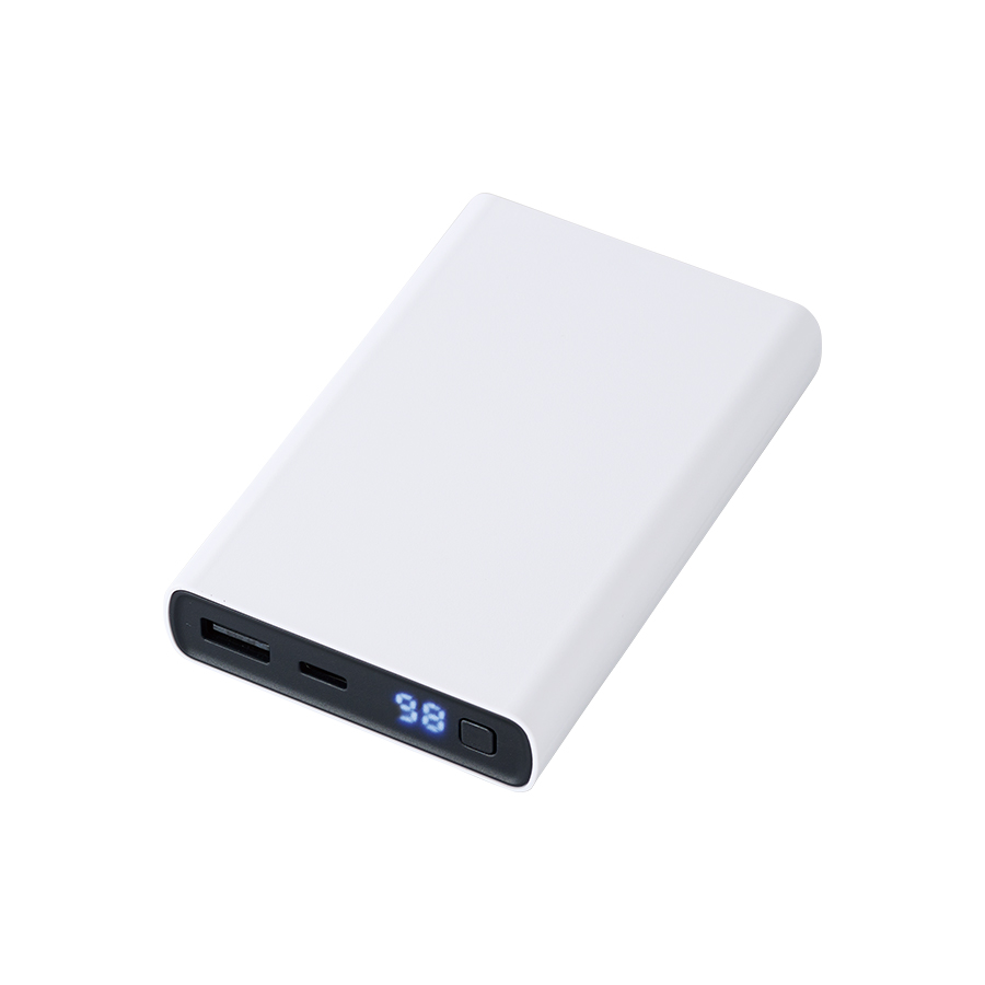 モバイルチャージャー10000mAh　デジタル表示付｜全2カラー ｜機内持ち込み可