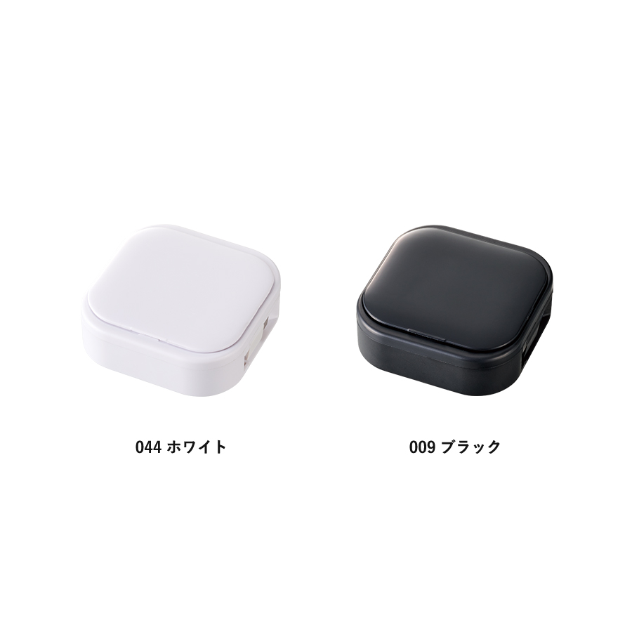 スマホスタンドにもなるリールケースインマルチケーブルセット|全2カラー