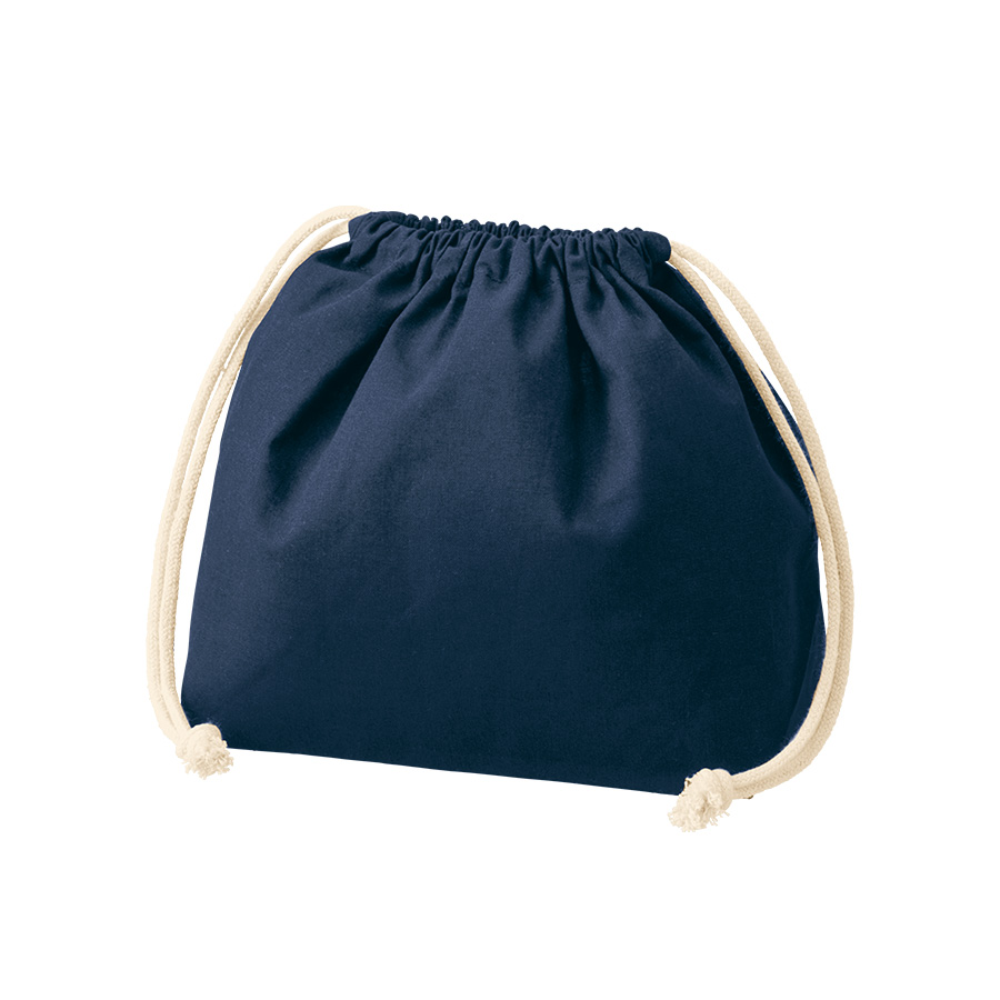 厚手コットンポーチ巾着（M）｜全6カラー