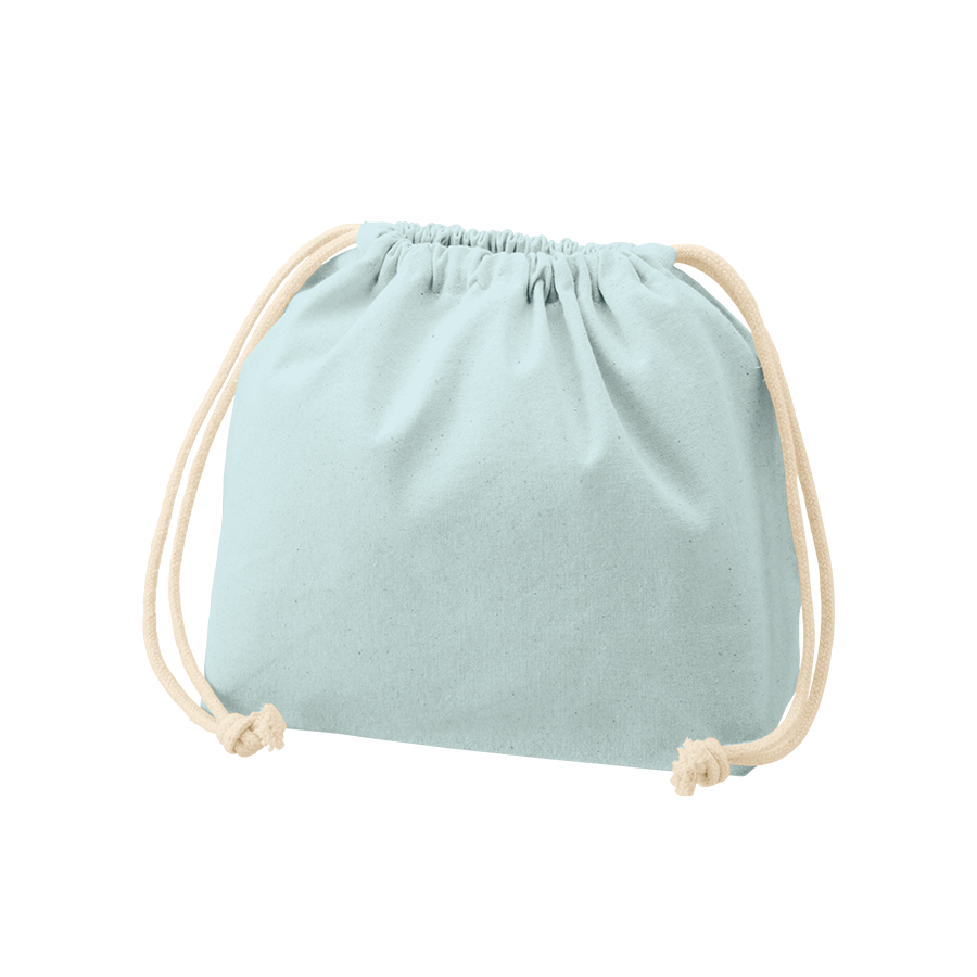 厚手コットンポーチ巾着（M）｜全6カラー
