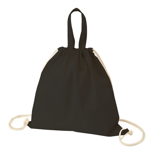 厚手コットンハンドル付リュックサック｜全4カラー