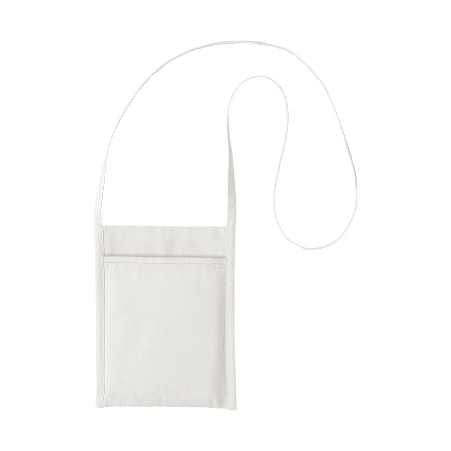 厚手コットン ミニサコッシュバッグ｜全7カラー