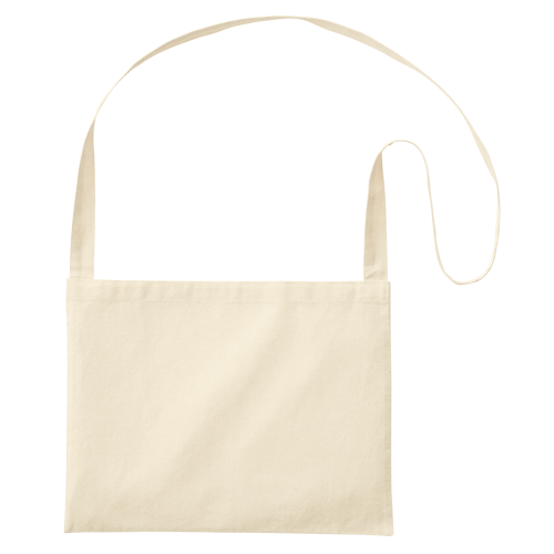 厚手コットンサコッシュバッグ｜全4カラー