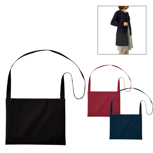 厚手コットンサコッシュバッグ｜全4カラー