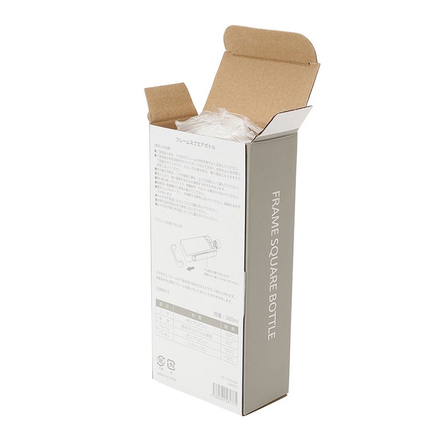 フレームスクエアボトル 380ml｜全7カラー