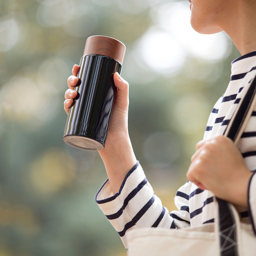 木目調サーモステンレスボトル 300ml｜全3カラー