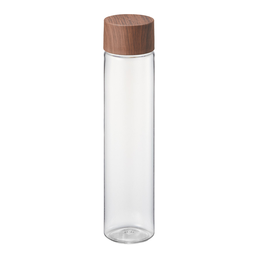 木目調キャップスリムクリアボトル 340ml｜全3カラー