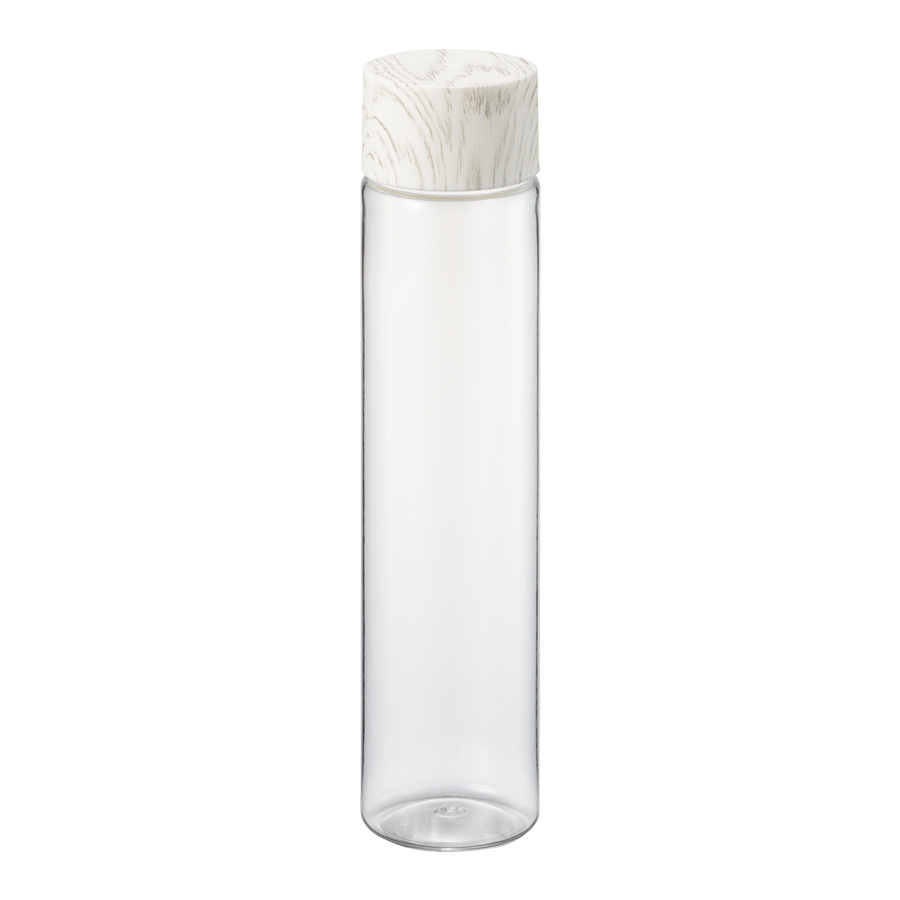 木目調キャップスリムクリアボトル 340ml｜全3カラー
