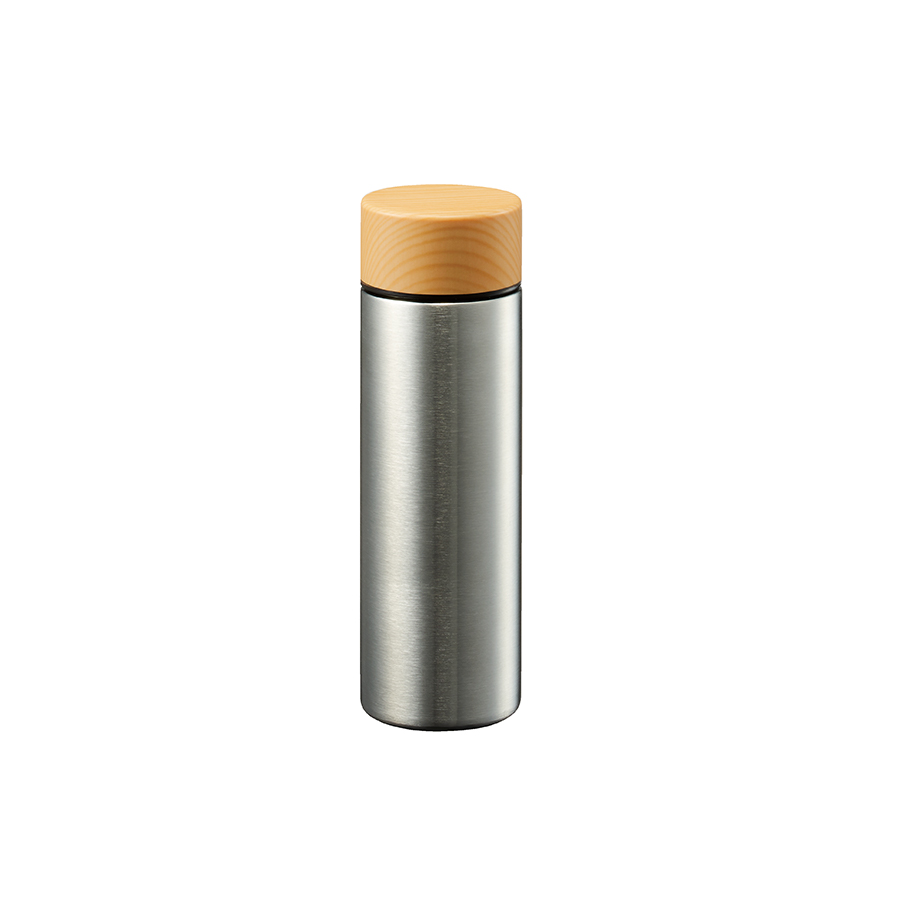 木目調サーモステンレスボトル 130ml｜全3カラー