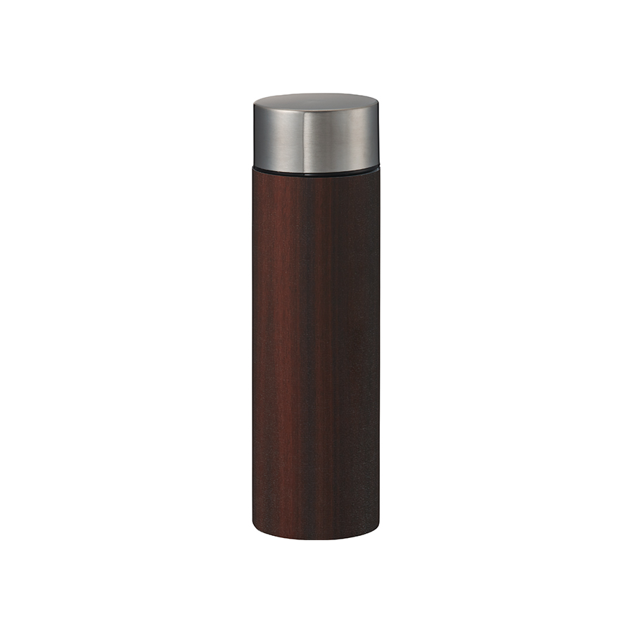 木目調ボディサーモボトル 450ml｜全3カラー