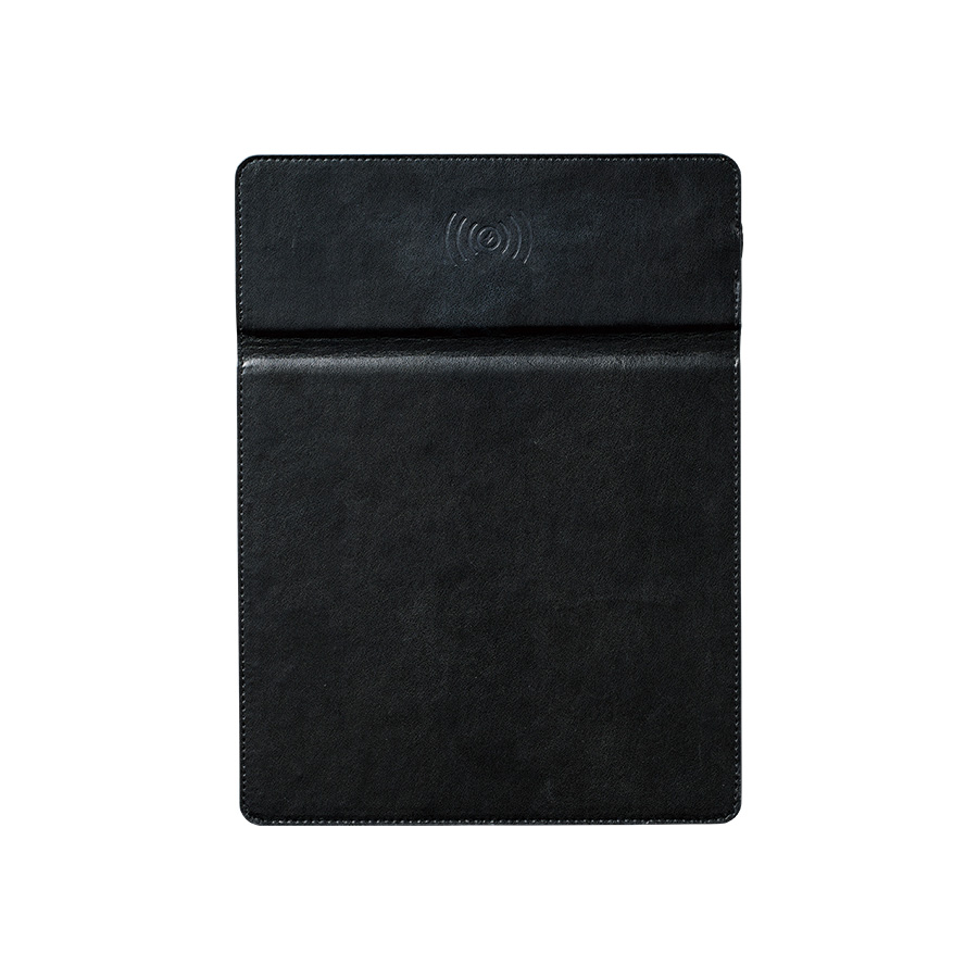 ワイヤレス充電付レザーマウスパッド 5W｜全2カラー